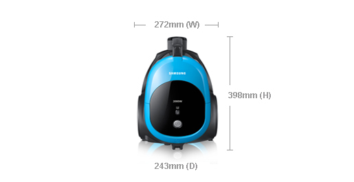 Samsung SC4471 1.3 L Cylinder vacuum 2000 W Bagless – image 7