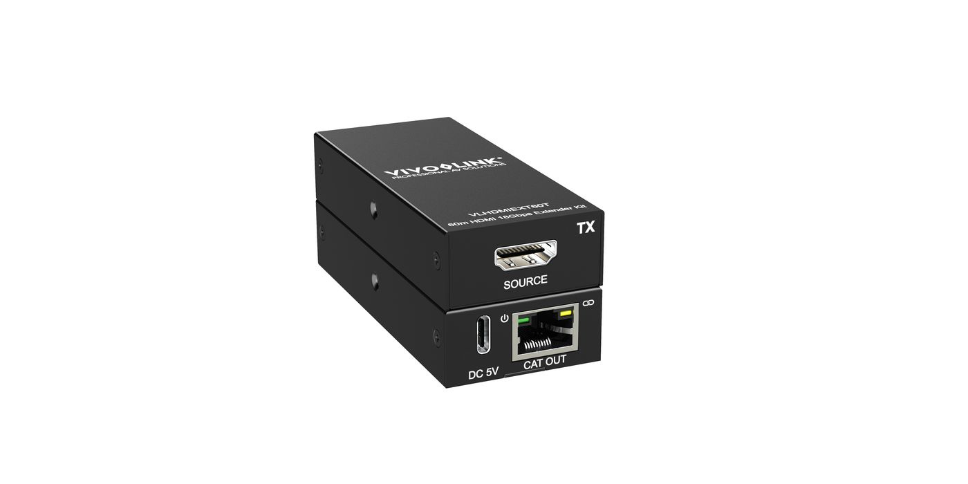 Vivolink VLHDMIEXT60 AV extender AV transmitter & receiver Black – image 7