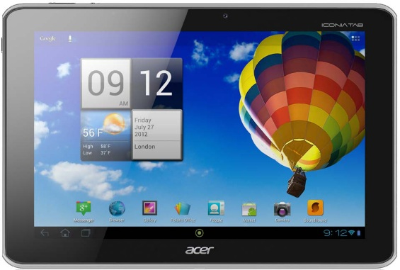 Acer Iconia A511 3G NVIDIA Tegra 16 GB 25.6 cm (10.1") 1 GB Wi-Fi 4 (802.11n) Android Silver