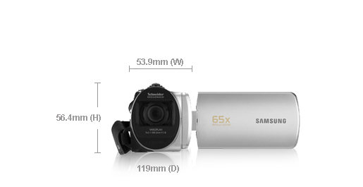 Samsung SMX-F50SP camcorder CCD Silver – image 8