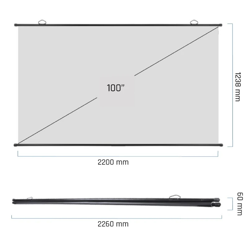 iggual IGG318096 projection screen 2.54 m (100") 16:9 – image 8