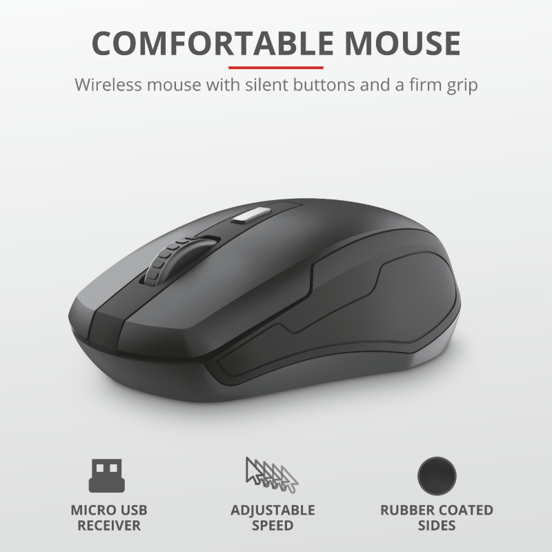 Trust ODY Wireless Silent Keyboard and Mouse Set – image 9