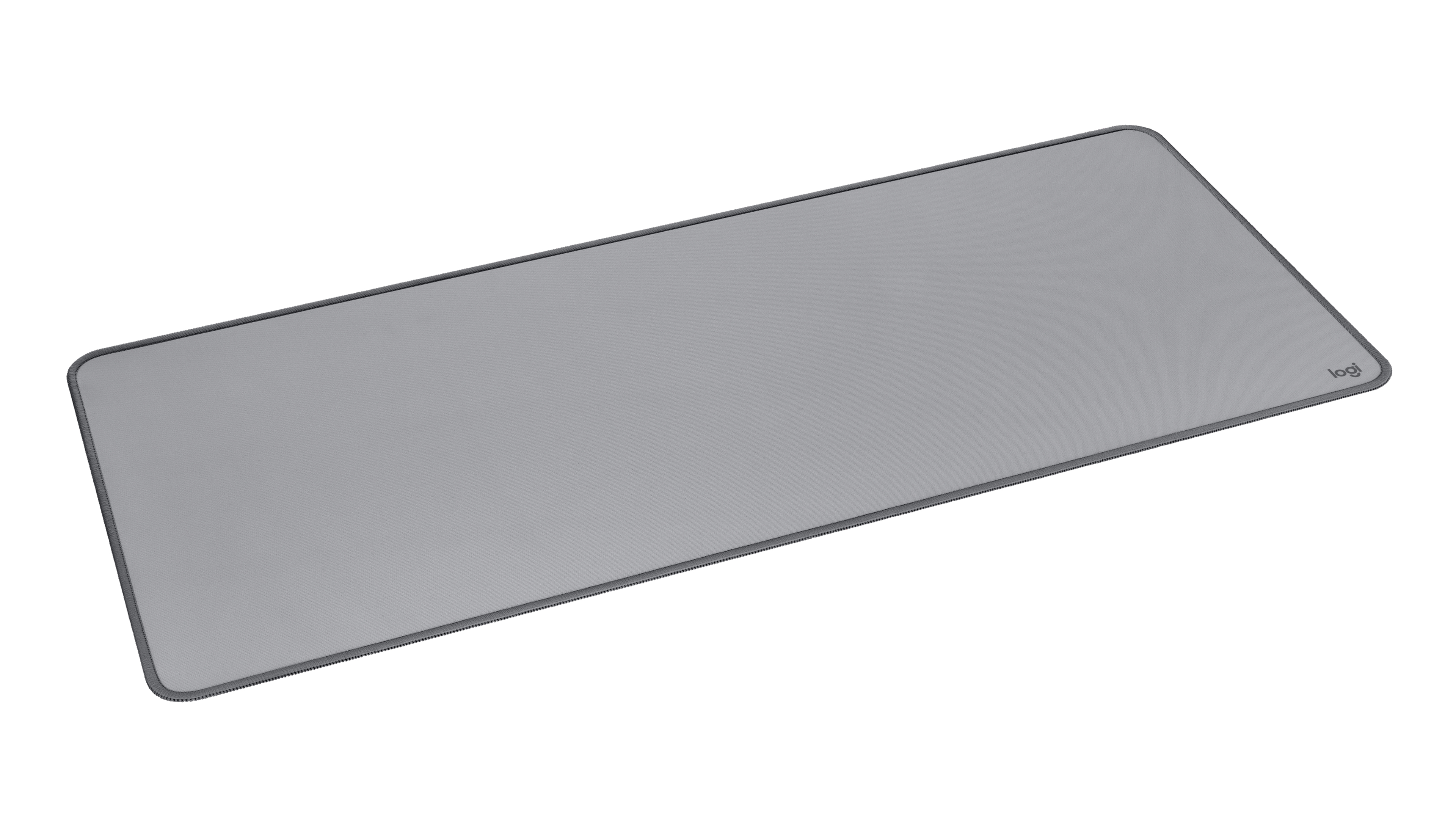 MousePad Logitech Desk Mat, 100% Poliester Reciclado, A Prueba de Salpicaduras, 700mm x 300mm x 2mm, Color Gris