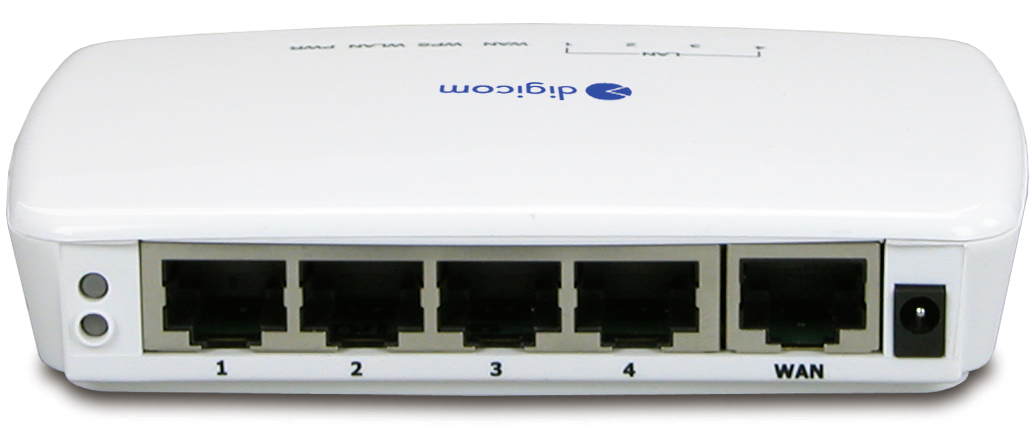 Digicom 8E4465 wireless router Fast Ethernet White – image 2