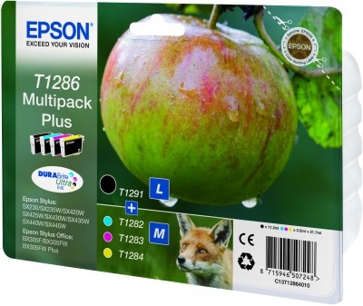 Epson Multipack 4-colours T1286 DURABrite Ultra Ink