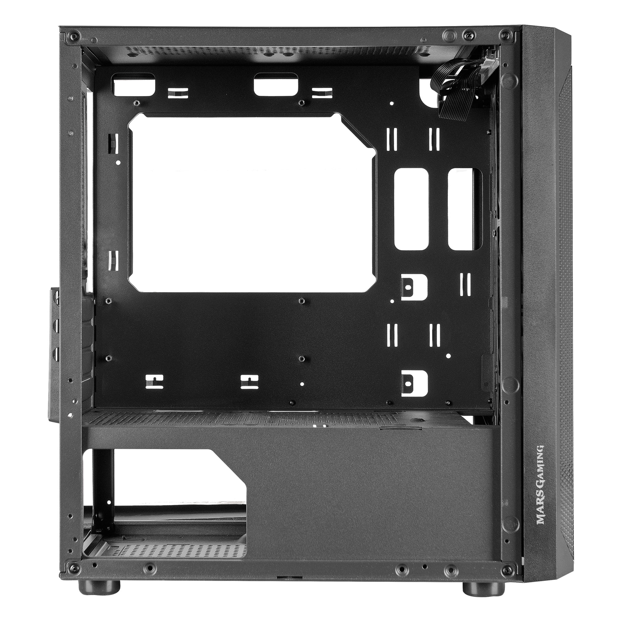 Mars Gaming MCMESH Micro ATX Gaming PC Case 3x FRGB Fan Black – image 9