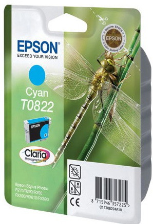 Epson T0822 Cyan Ink Cartridge
