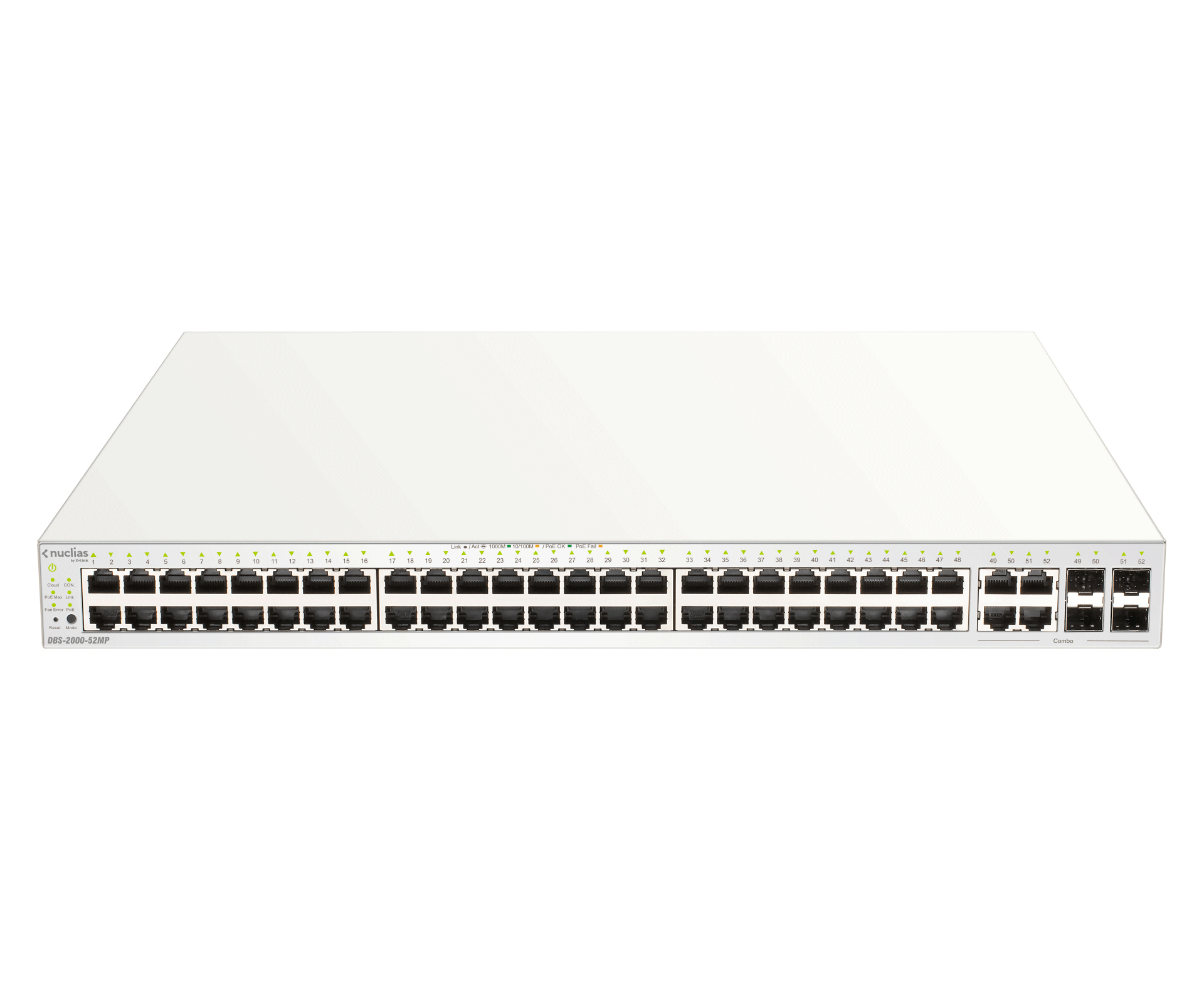 D-Link 52-Port Gigabit PoE+ Nuclias Smart Managed Switch including