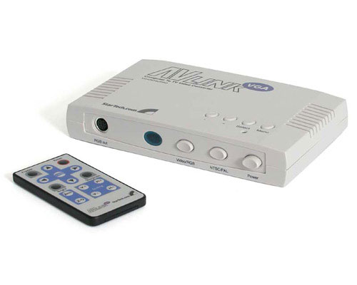 StarTech.com High-Resolution PC / VGA to TV Converter with Remote Control