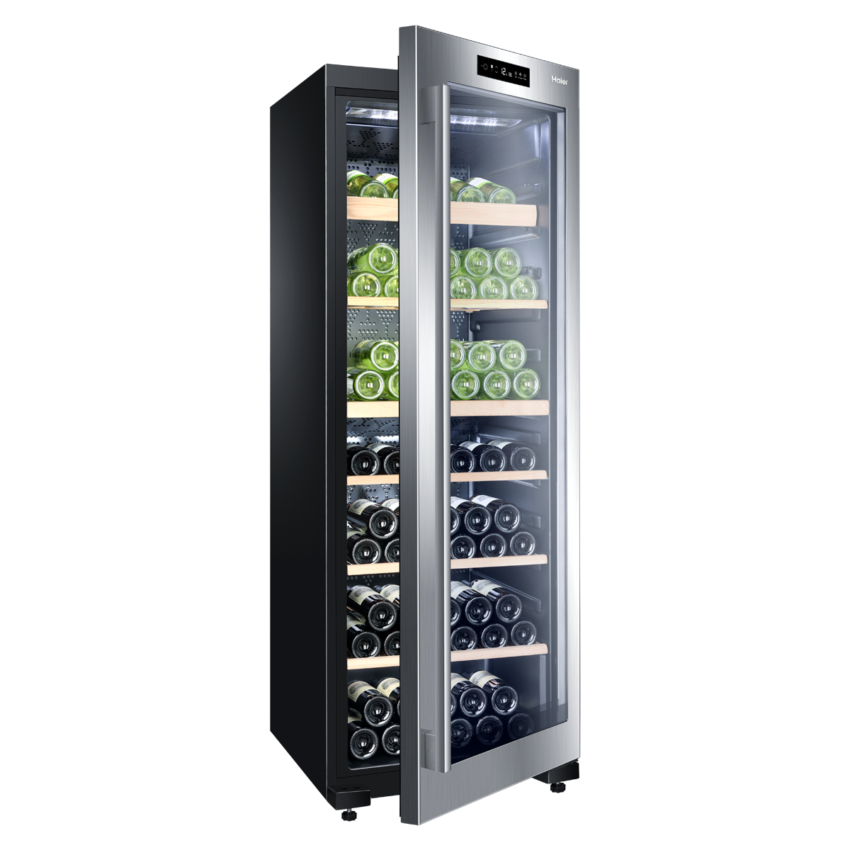 Haier WS136GDBI wine cooler Freestanding Black 136 bottle(s) – image 8