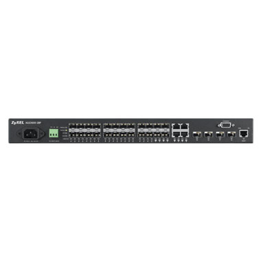 Zyxel MGS3600-24F Unmanaged L2 Gigabit Ethernet (10/100/1000) 1U Black – image 2