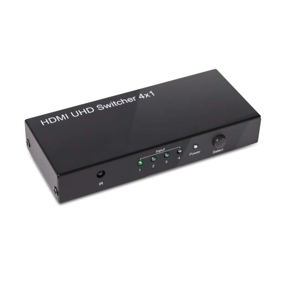 CLUB3D HDMI™ 2.0 UHD 4K60Hz SwitchBox 4 ports and included IR Remote control – image 3