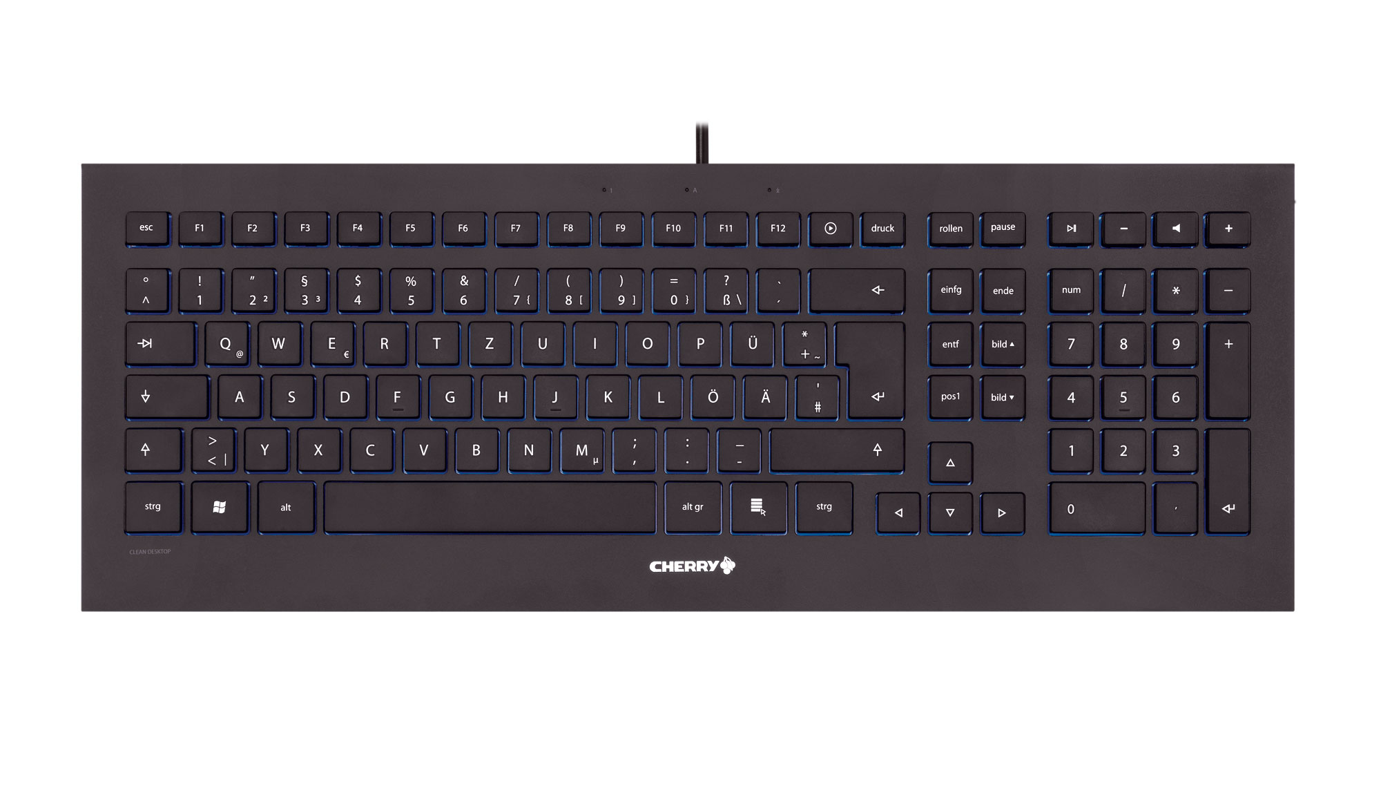 Cherry Strait Corded Keyboard – image 1
