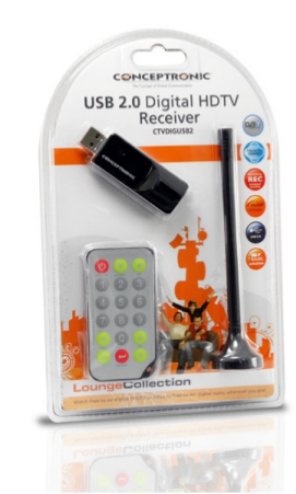 Conceptronic 12000421 computer TV tuner DVB-T USB