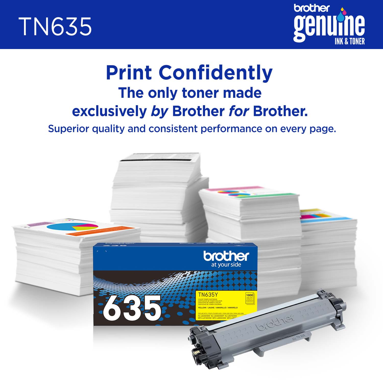 Brother TN-635Y toner cartridge 1 pc(s) Original Yellow – image 4