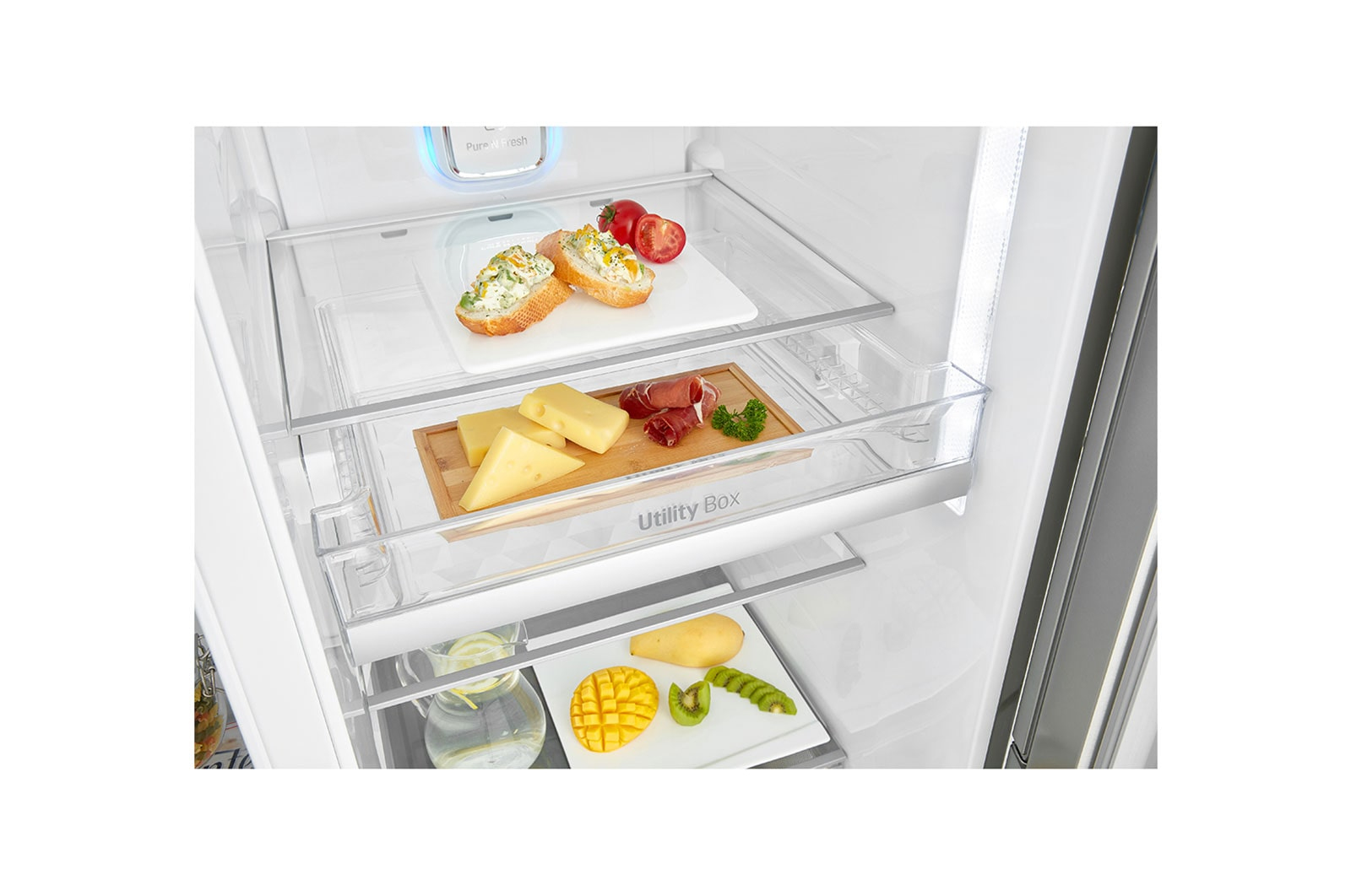 LG GSM960NSBZ side-by-side refrigerator Freestanding – image 8
