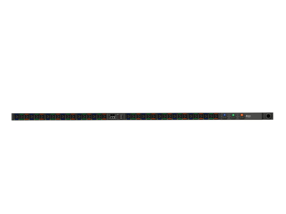 Vertiv Geist MNS3EGW1-36CF18-4CS15A0A10-S-A power distribution unit (PDU) 36 AC outlet(s) 0U Black
