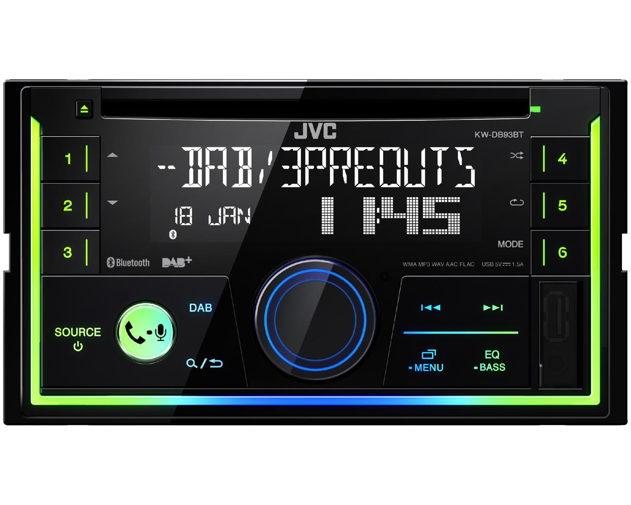 JVC KW-DB93BT 2-DIN CD Receiver – image 4