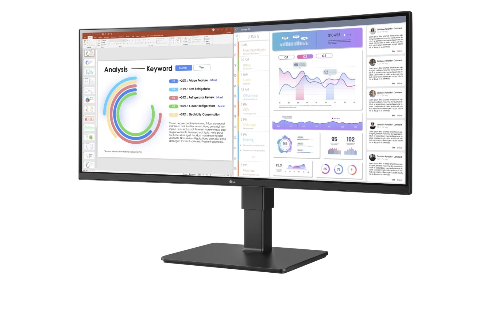 LG 34BQ77QB-B computer monitor – image 2