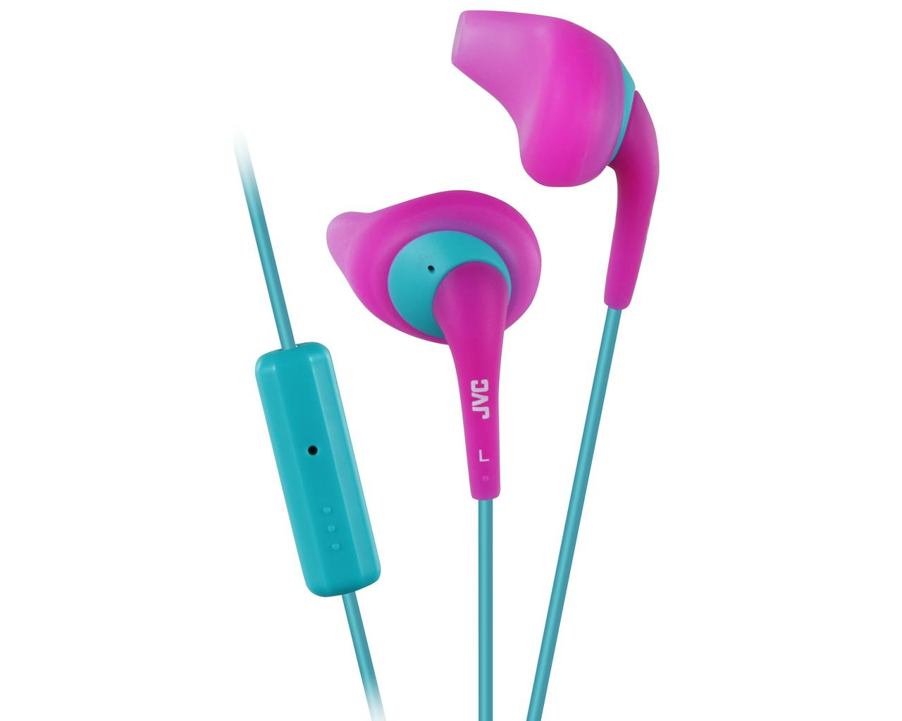 JVC HA-ENR15-P-E In ear headphones with remote & mic – image 1