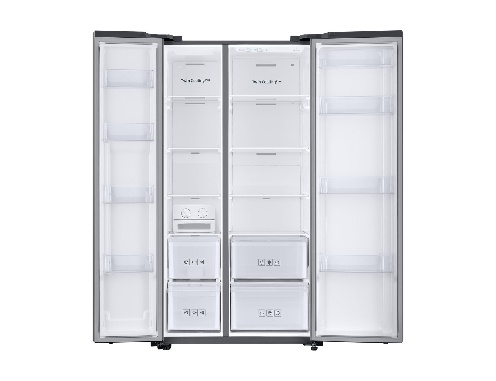 Samsung RS66N8101S9/WS side-by-side refrigerator Freestanding – image 4