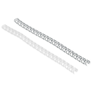 GBC Canutillo Wire Paso Us 14mm Negro (Caja 100)
