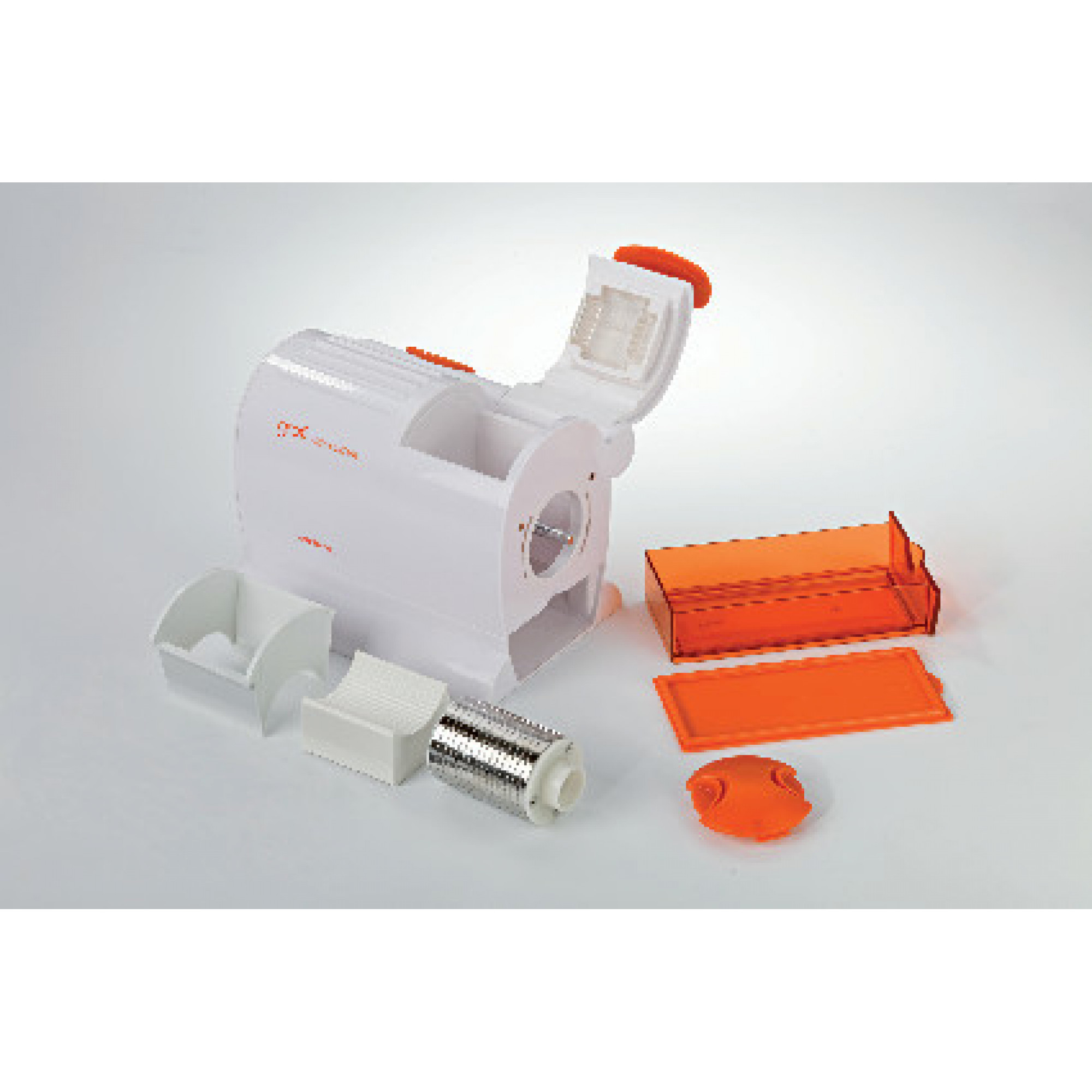 Ariete 445 Gratì Professional - Electric grater with extra-large stainless steel roller - Removable container - 120 Watt - Orange – image 5
