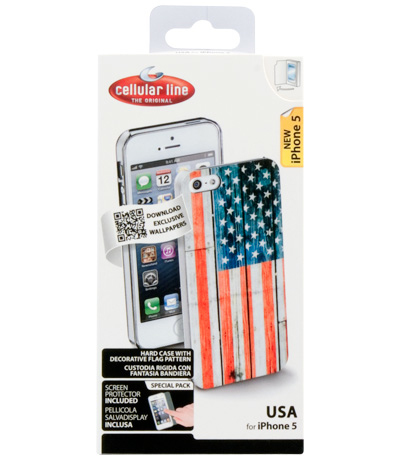Cellularline FLAGCIPHONE52 mobile phone case Cover Blue, Red, White – image 2