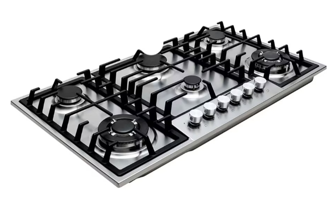 Hisense HGH961SS hob Black Built-in Gas 6 zone(s) – image 2