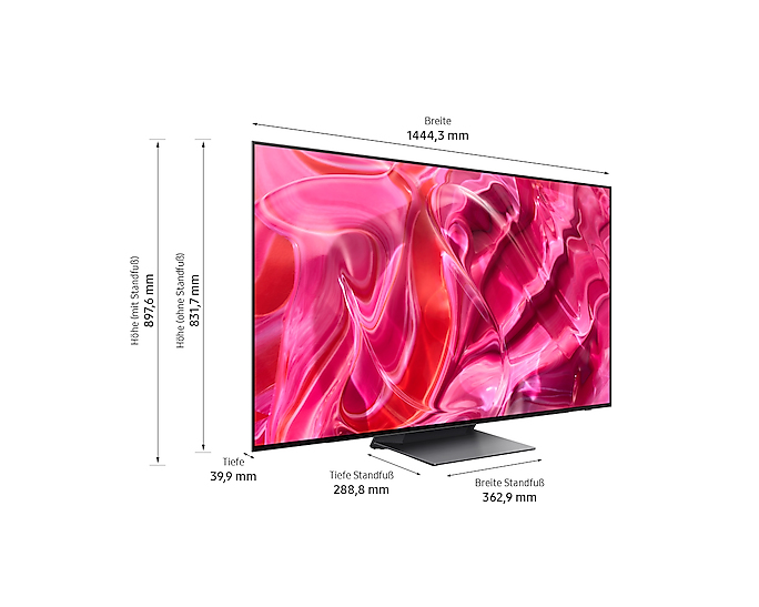 Samsung GQ65S93CAT 165.1 cm (65") 4K Ultra HD Smart TV Wi-Fi Carbon, Silver – image 3