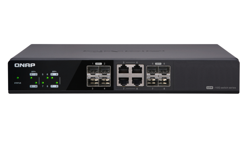QNAP QSW-804-4C network switch Unmanaged Black