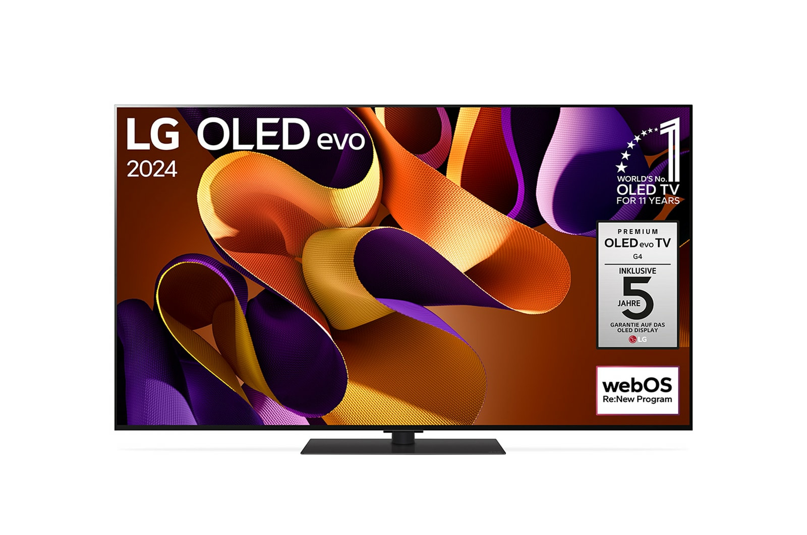 LG OLED55G49LS OLED evo TV (Flat, 55 Zoll / 139 cm, 4K, SMART TV, webOS 24 mit ThinQ)