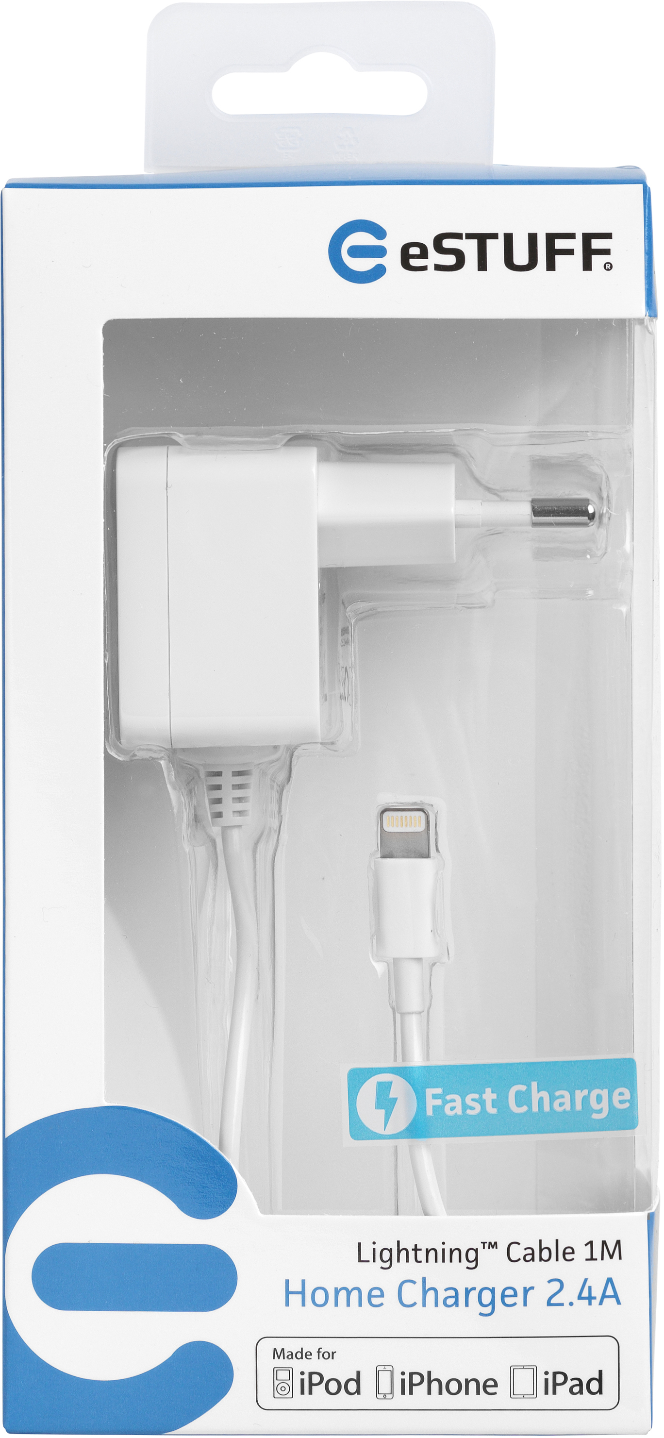 eSTUFF ES80107EU mobile device charger Mobile phone, Tablet White AC Indoor – image 2