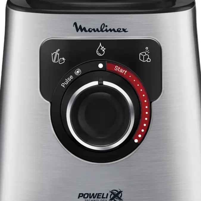 Moulinex LM871D 1.5 L Tabletop blender 1200 W Stainless steel, Grey – image 3