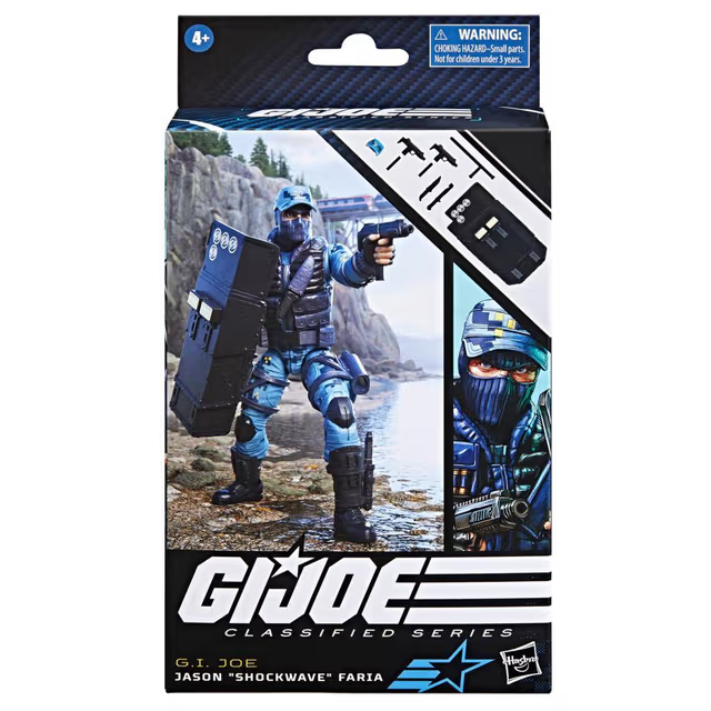 Resim Hasbro G.I. Joe Classified Series Jason «Shockwave» Faria 105 Oyuncak Figür