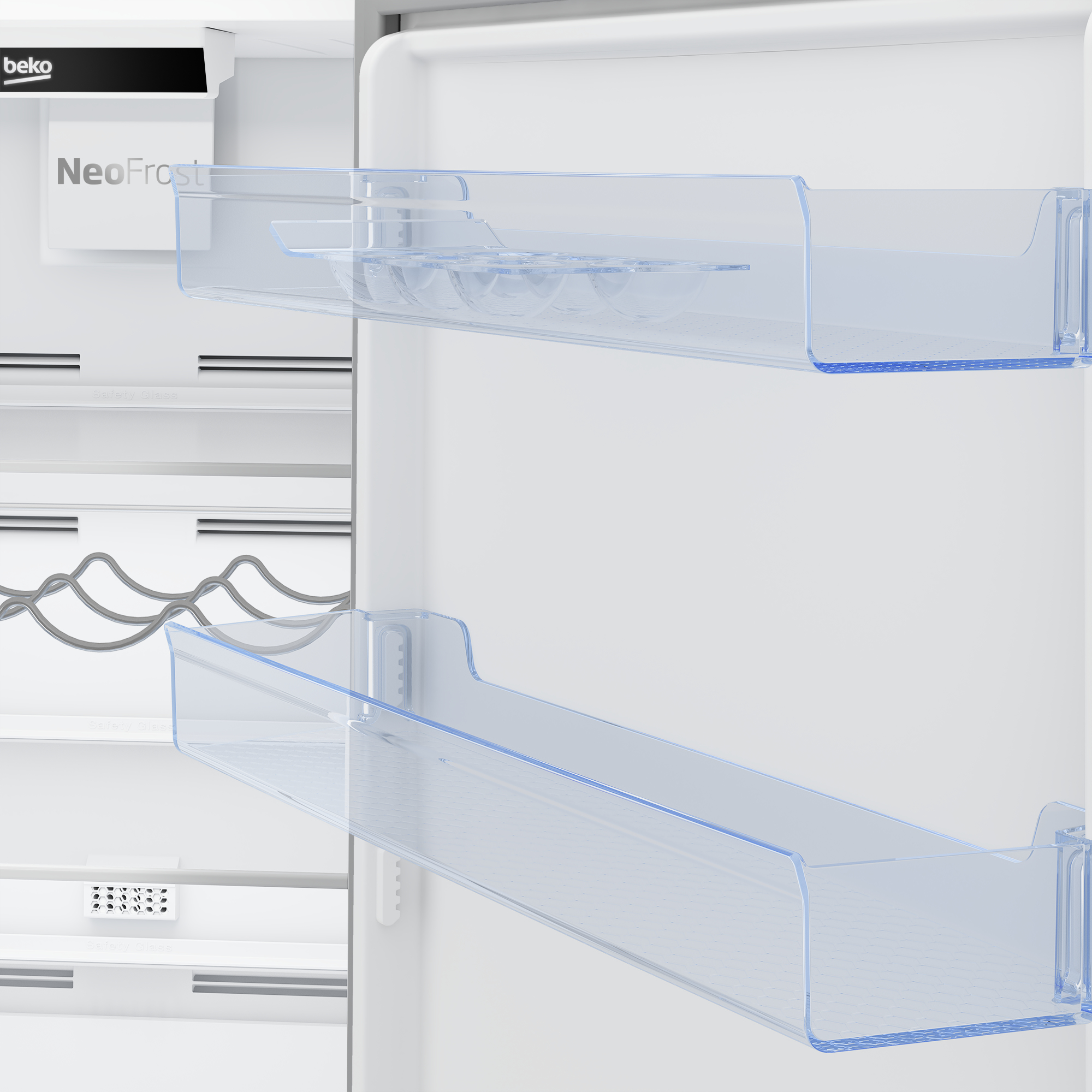 Beko RCNA366I40ZXBN fridge-freezer Freestanding – image 5