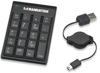 Manhattan 177443 keyboard USB Black – image 3