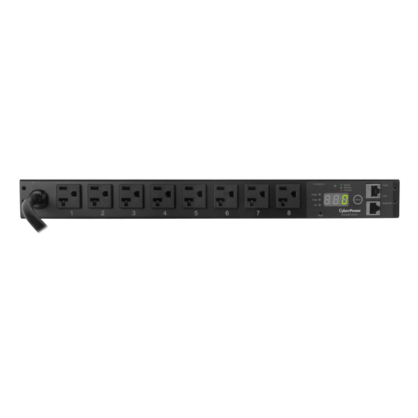CyberPower PDU20MT8FNET power distribution unit (PDU) 8 AC outlet(s) 1U Black – image 3