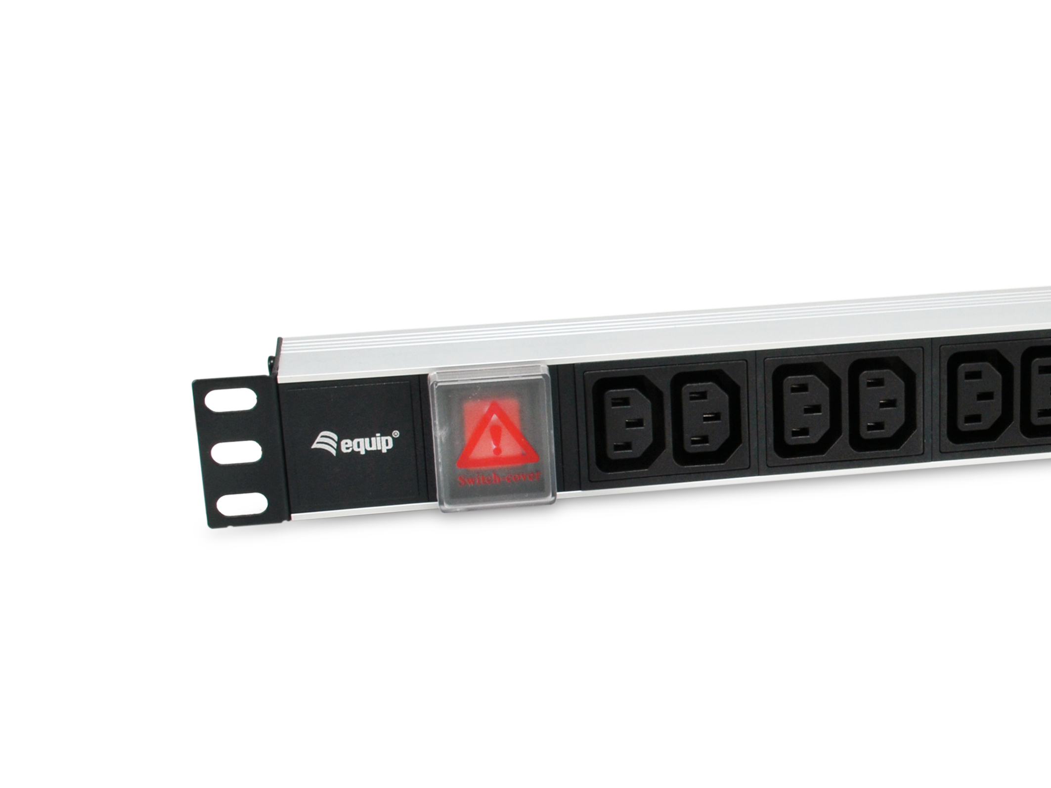 Equip 19 Steckdosenleiste 12xIEC 60320 C13+Switch sw.  Alu.