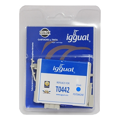iggual PSIT044240 ink cartridge Cyan – image 1