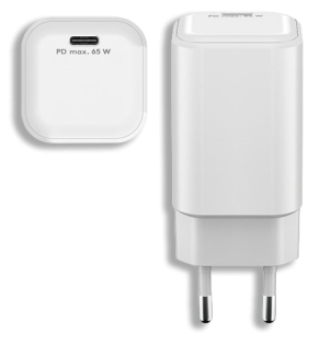 Tolerate USB-C PD GaN FAST CHARGER NANO (65W) POWERED BY GOOBAY WHITE – image 2