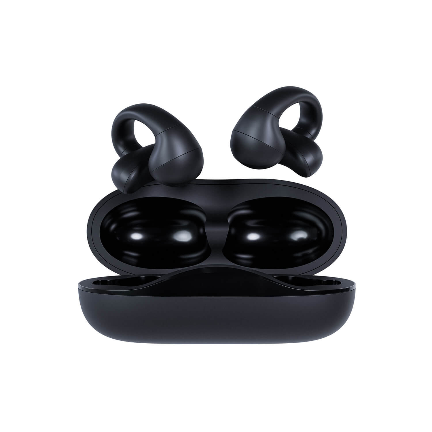 Happy Plugs Clip langattomat kuulokkeet, musta – image 1