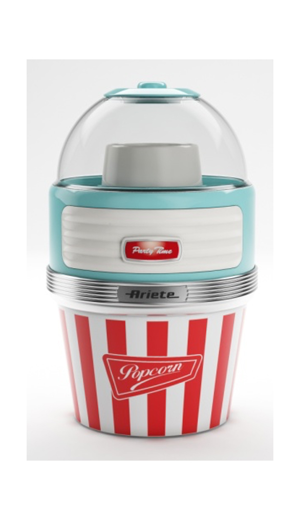 Ariete ARI-2957-BL popcorn popper Blue, Red, White