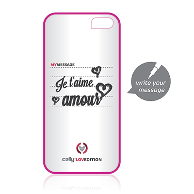 Celly CLOVE185FS mobile phone case Cover Pink, White – image 3