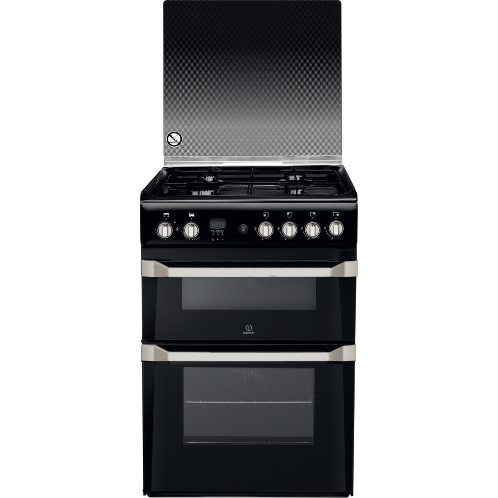 Indesit ID60G2(K)/UK cooker Freestanding cooker Gas Black – image 1