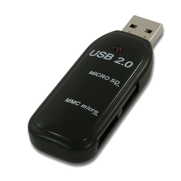 Axagon 2-slot microSD/MMCmic