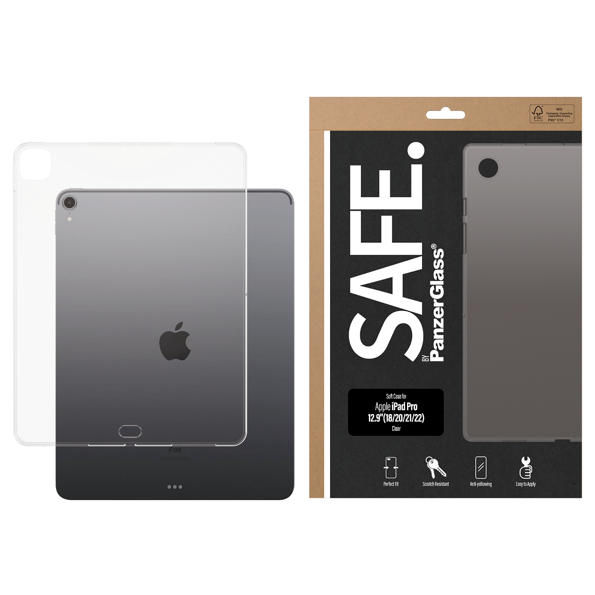 PanzerGlass SAFE. by PanzerGlass® Case iPad Air 12.9'' (2018, 2020-2022) | Transparent – image 2