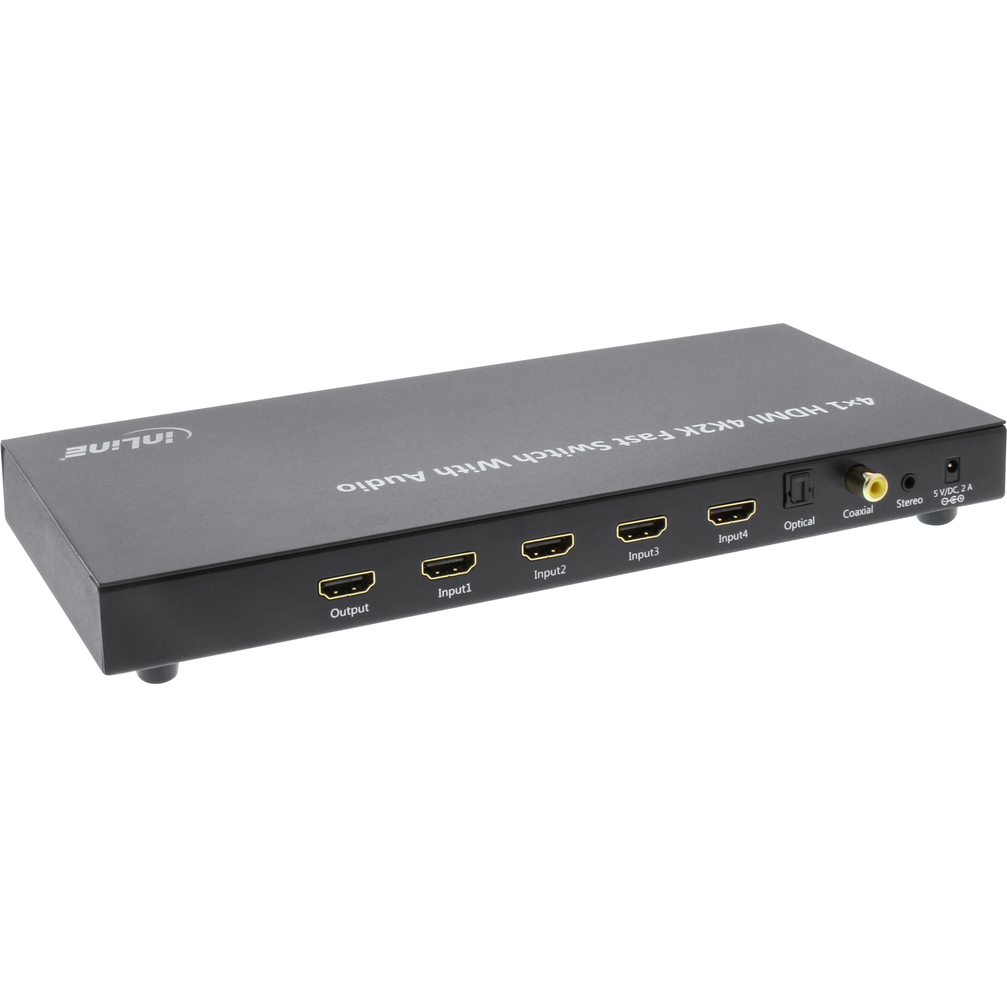 InLine 4×1 HDMI 4K Switch with Audio – image 2