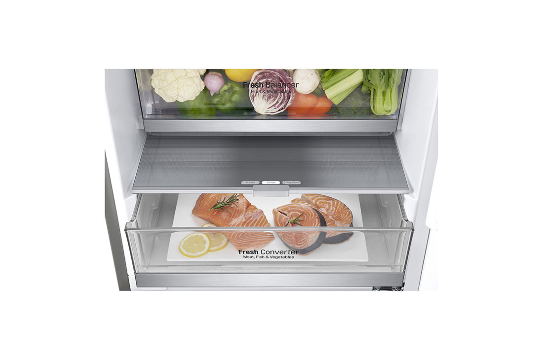 LG GBB72NSUCN fridge-freezer Freestanding – image 3