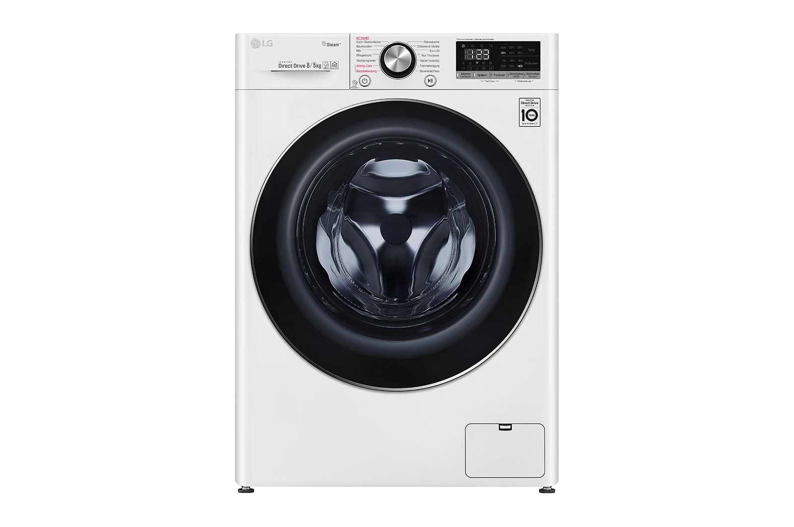 LG V6WD85S2 washer dryer Freestanding Front-load White